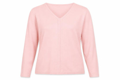Womens UK Size XL Debbie Morgan Pink Pullover Jumper