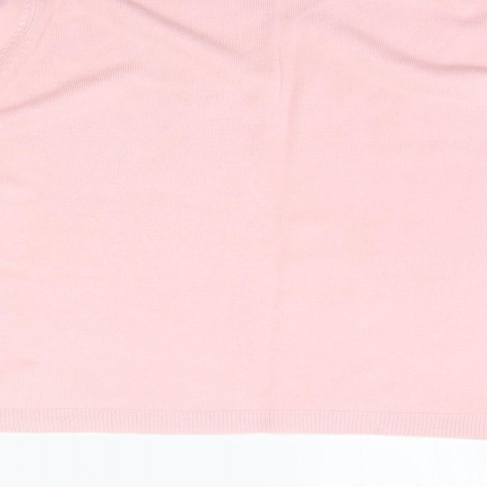Womens UK Size XL Debbie Morgan Pink Pullover Jumper