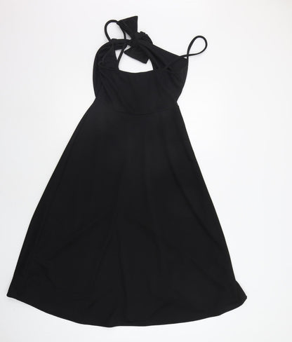 PRETTYLITTLETHING Womens Black   Fit & Flare  Size 10