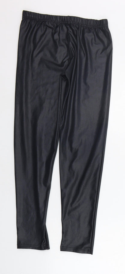 Womens UK Size M love Regular Fit Jegging Black Trousers