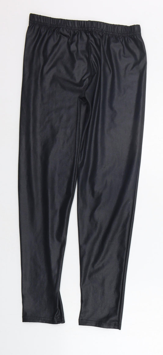 Womens UK Size M love Regular Fit Jegging Black Trousers