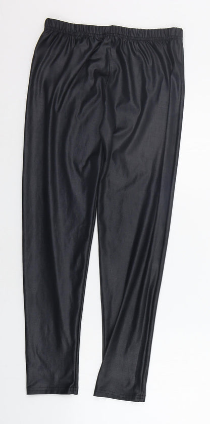 Womens UK Size M love Regular Fit Jegging Black Trousers