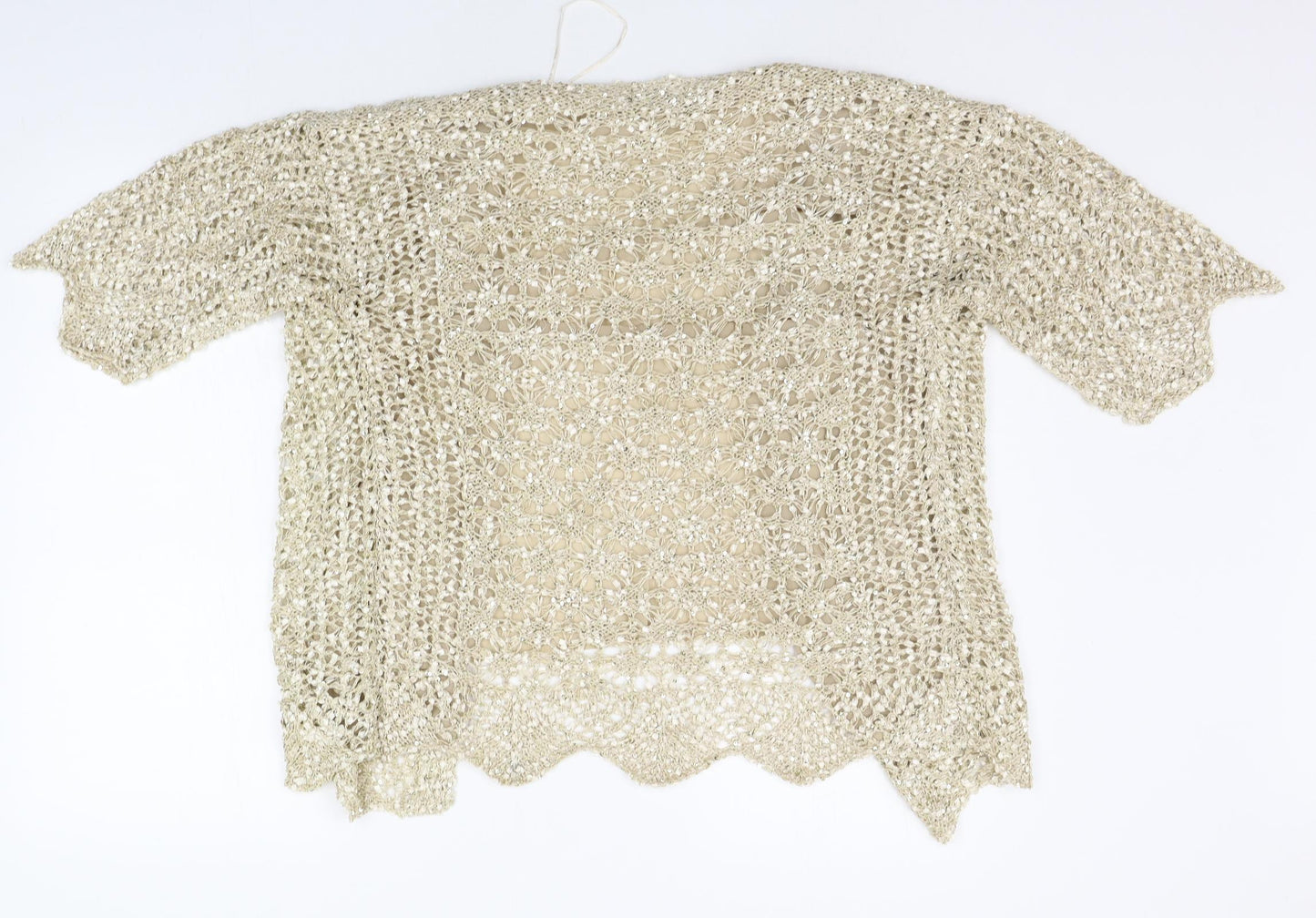 Womens UK Size S CASAMIA Beige Cardigan Jumper