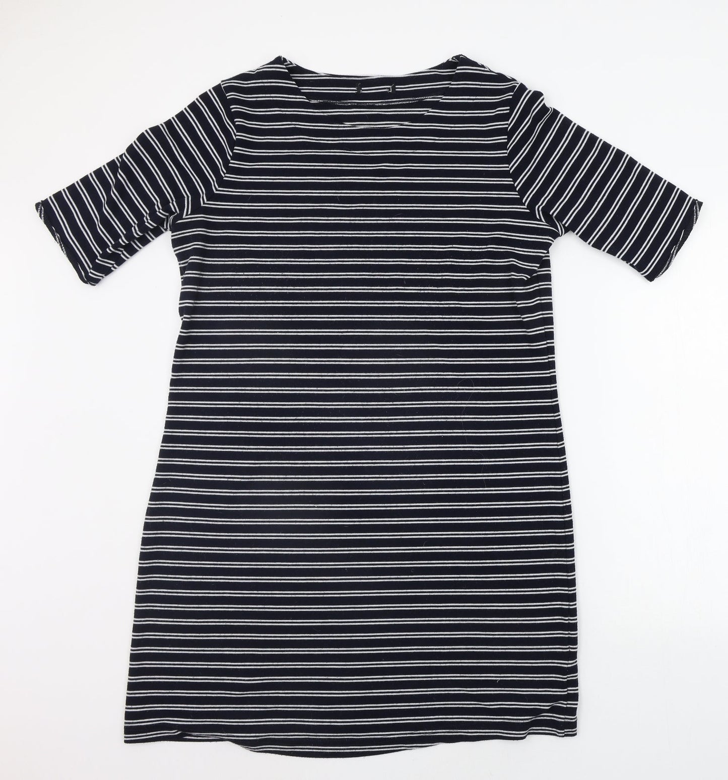 Avenue Womens Blue Striped  Jumper Dress  Size 14