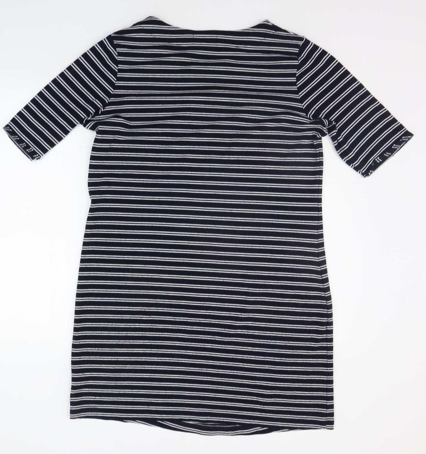 Avenue Womens Blue Striped  Jumper Dress  Size 14