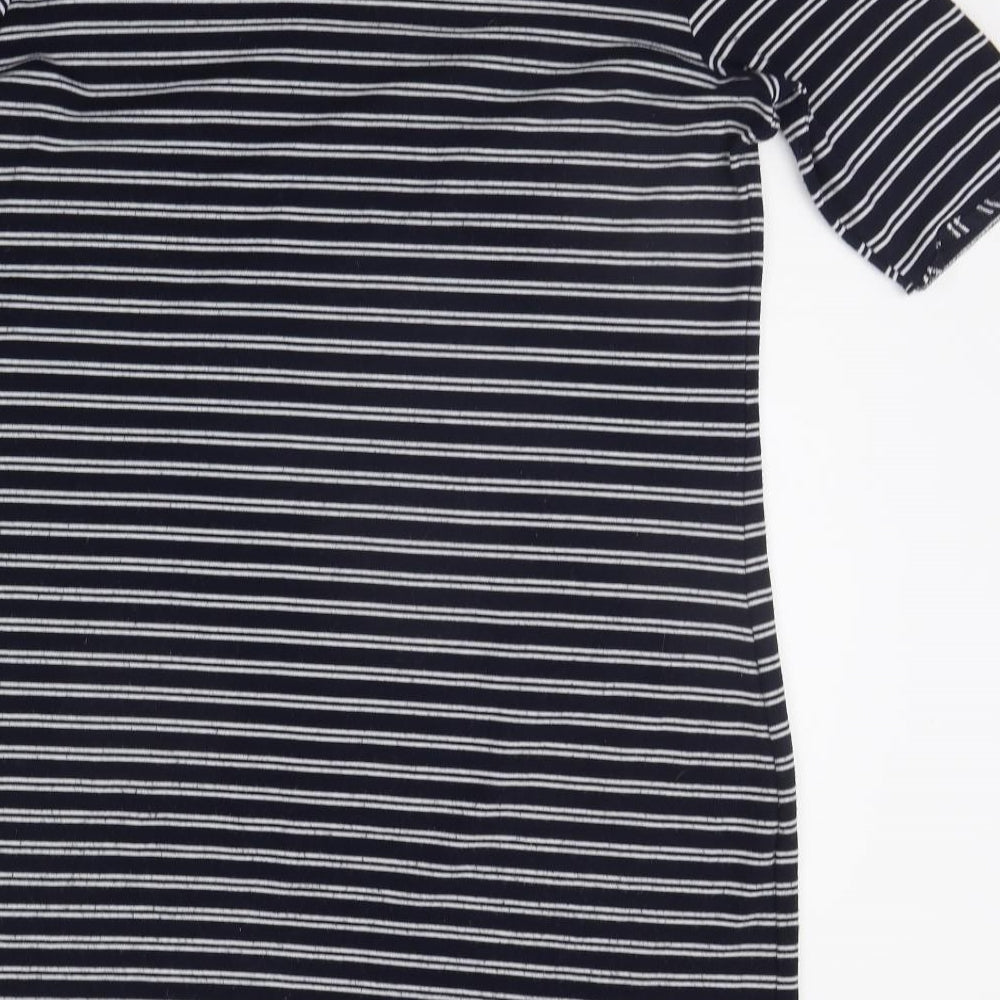 Avenue Womens Blue Striped  Jumper Dress  Size 14