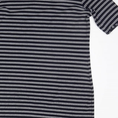 Avenue Womens Blue Striped  Jumper Dress  Size 14
