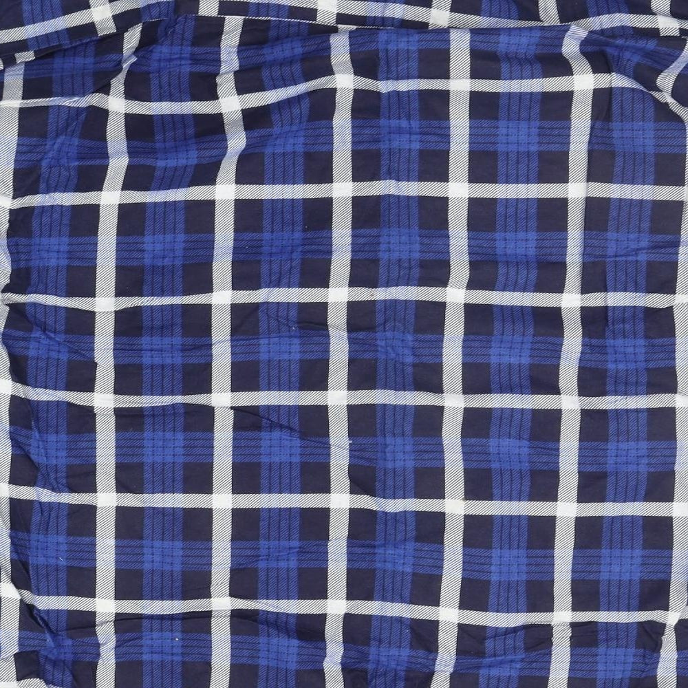 Mens UK Size XL Eurostar Blue  Button-Up Long Sleeve Casual Shirt