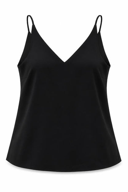 Womens UK Size 10 Matalan Black Basic Tank
