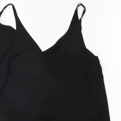 Womens UK Size 10 Matalan Black Basic Tank