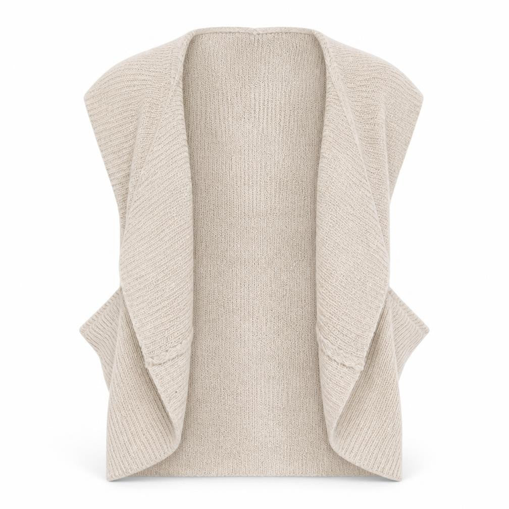 Womens UK Size 12 George Beige Vest Jumper