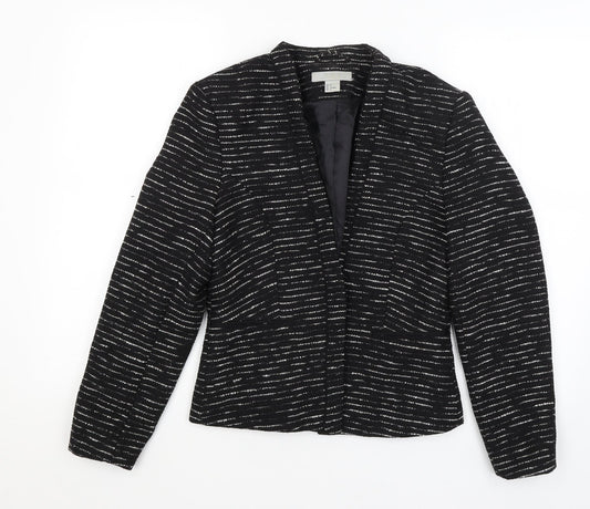 H&M Womens Black   Jacket Blazer Size 10