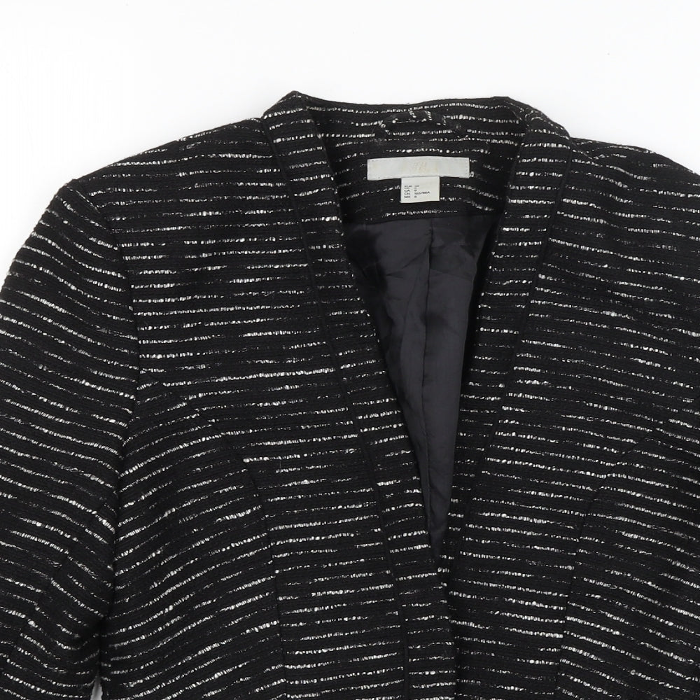 H&M Womens Black   Jacket Blazer Size 10