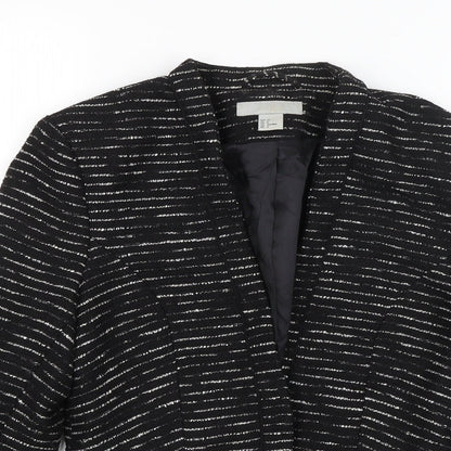 H&M Womens Black   Jacket Blazer Size 10