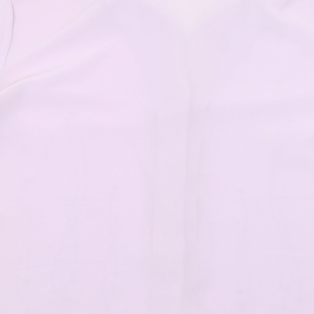 Womens UK Size 16 Isabelle Purple Basic Button-Up