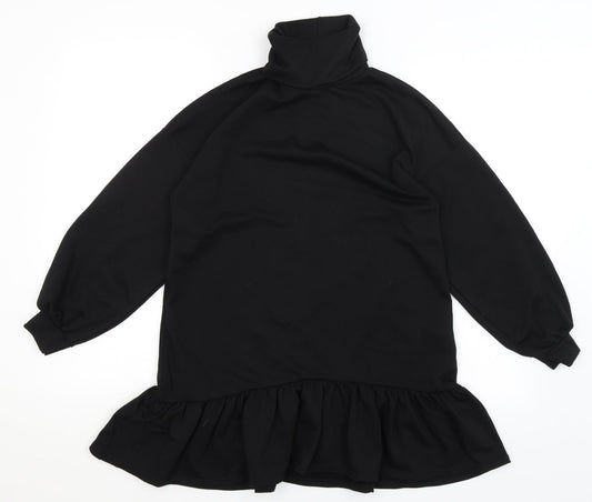 Boohoo Womens Black   Pullover Jumper Size 10