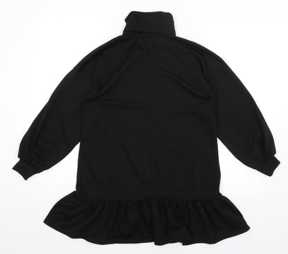 Boohoo Womens Black   Pullover Jumper Size 10