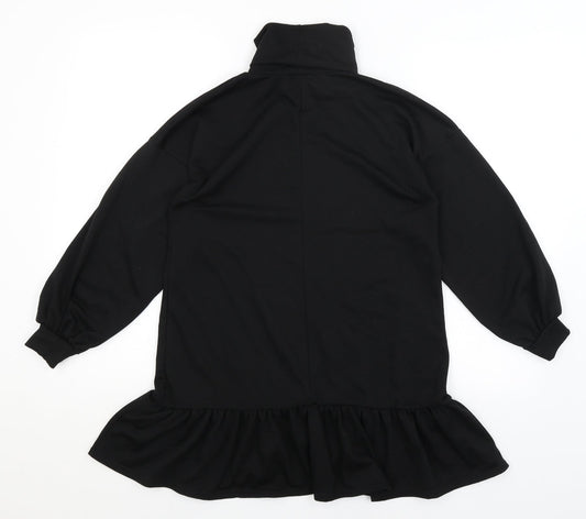 Boohoo Womens Black   Pullover Jumper Size 10