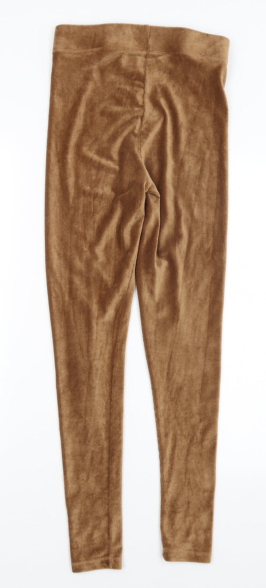 Pep & Co Womens Brown   Capri Leggings Size 8 L27 in