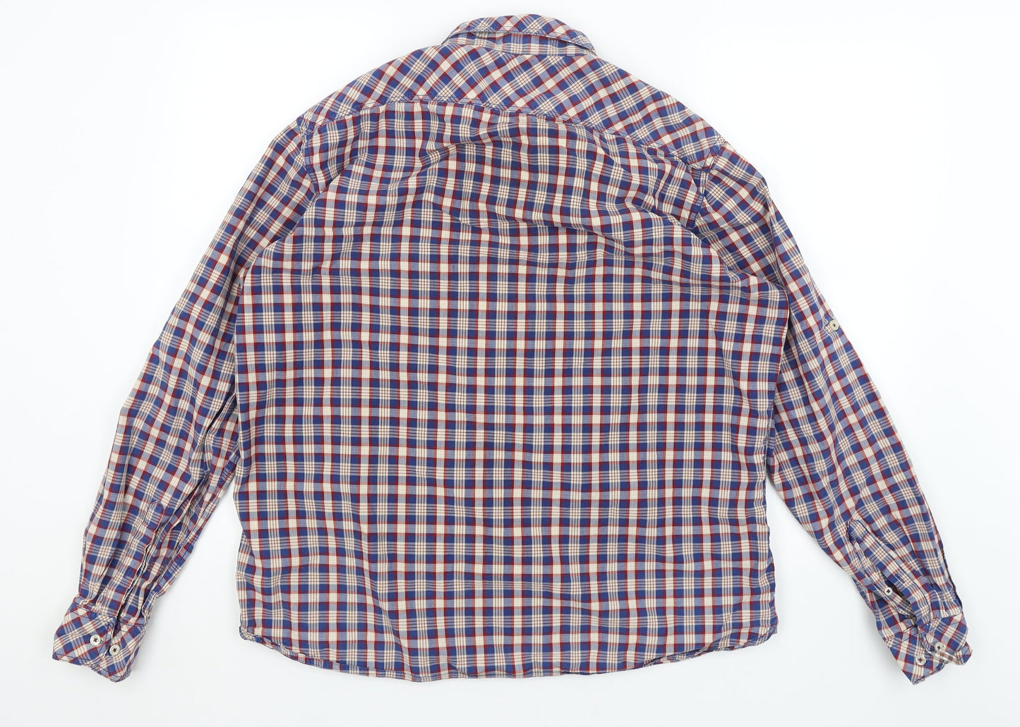 Mens UK Size XL Celio Blue  Button-Up Long Sleeve Casual Shirt