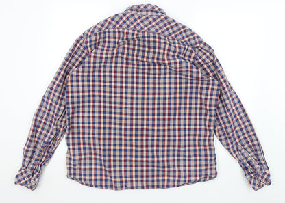 Mens UK Size XL Celio Blue  Button-Up Long Sleeve Casual Shirt
