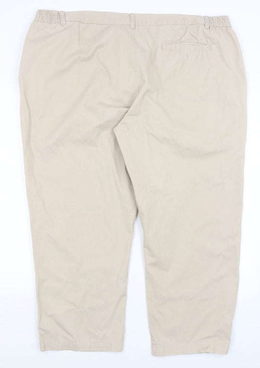 Premier Mens Beige   Trousers  Size 46 in L26 in
