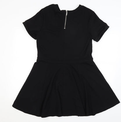 H&M Womens Black   Fit & Flare  Size L