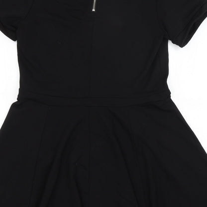 H&M Womens Black   Fit & Flare  Size L