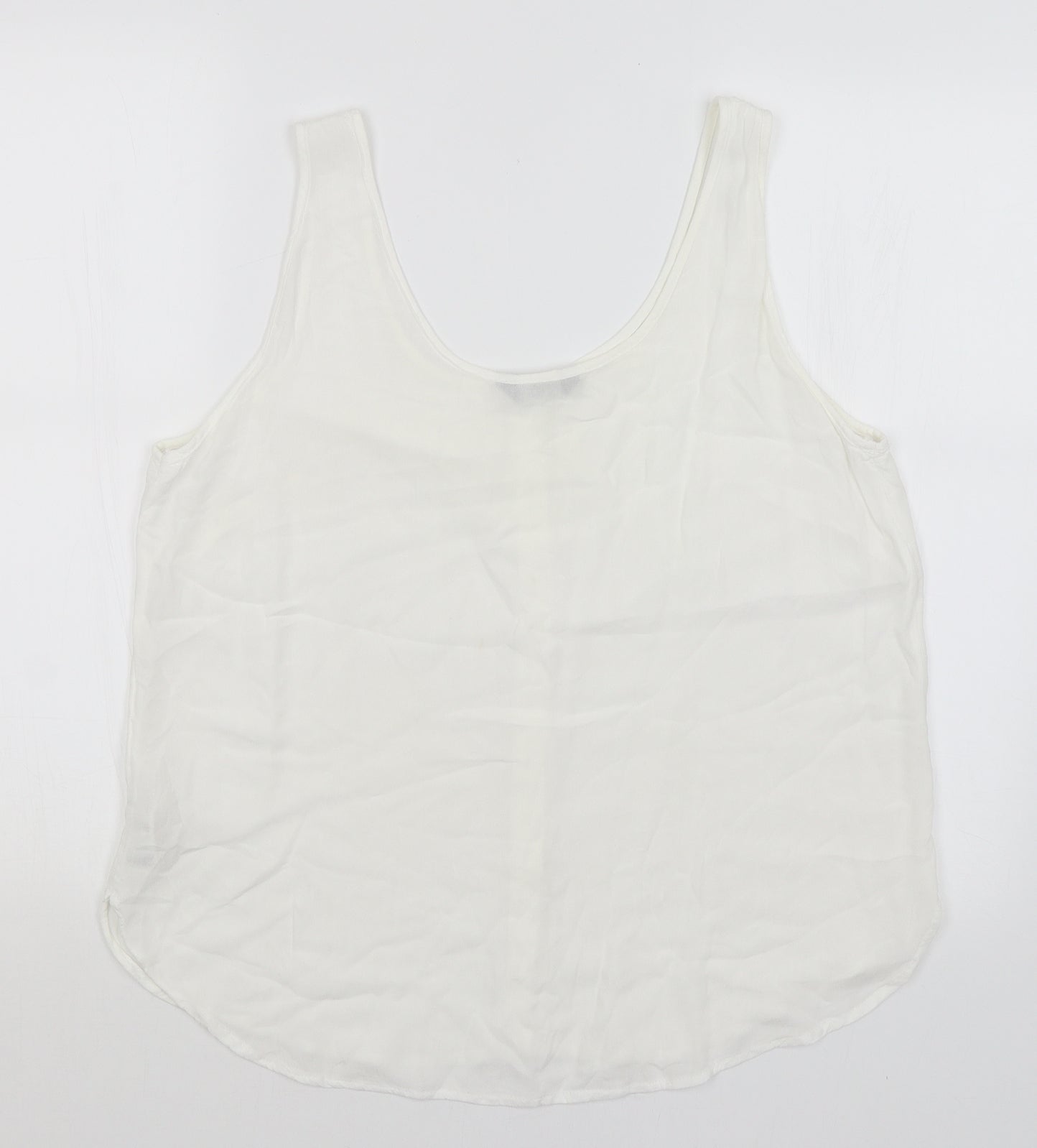 F&F Womens White   Basic Tank Size 14