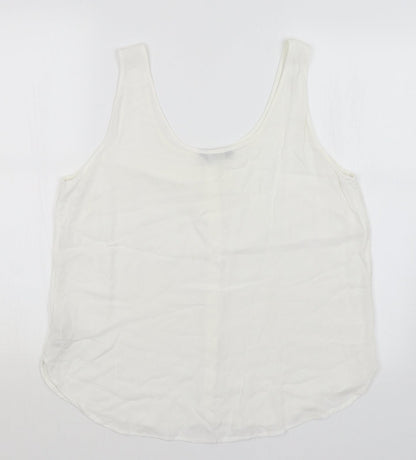 F&F Womens White   Basic Tank Size 14