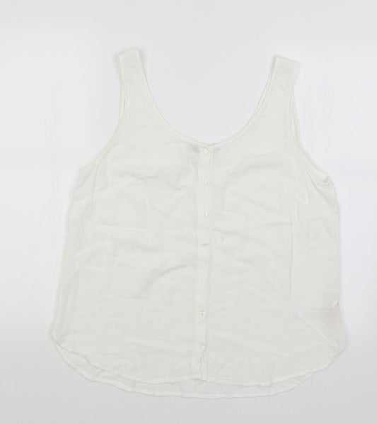 F&F Womens White   Basic Tank Size 14