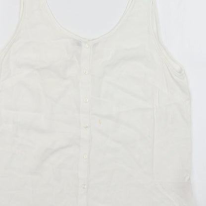 F&F Womens White   Basic Tank Size 14