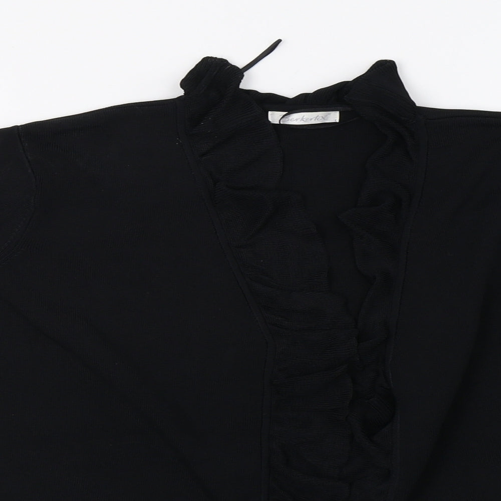 Womens UK Size 16 Berkertex Black Jacket