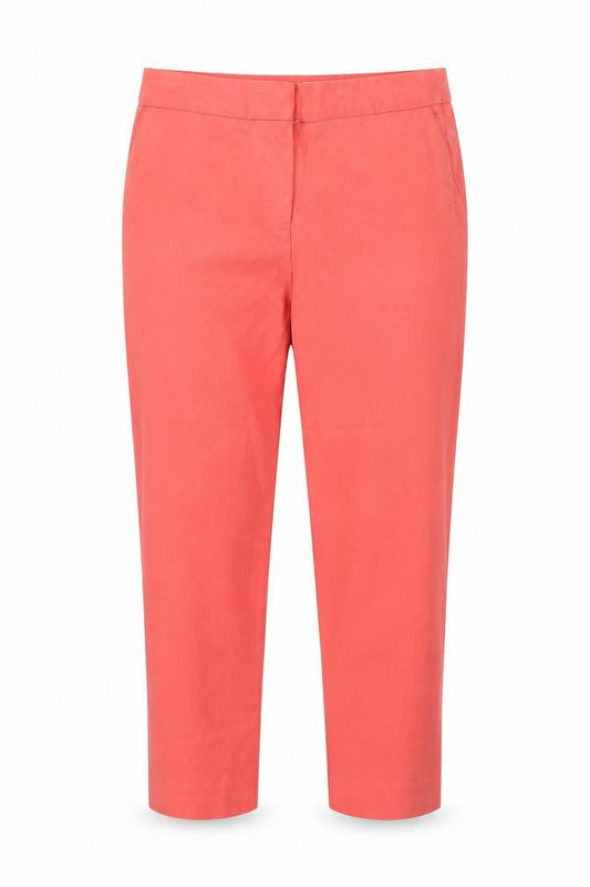 Womens UK Size 8 Matalan Regular Fit Cropped Pink Trousers