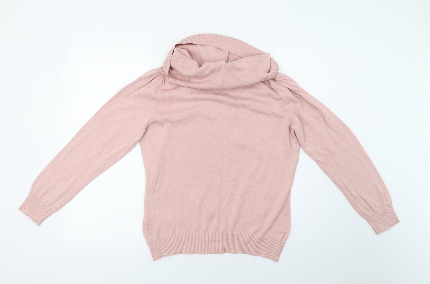 alessa w Womens Pink  Knit Pullover Sweatshirt Size 16