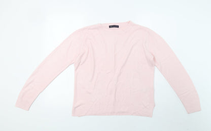 Womens UK Size 14 Marks and Spencer Pink Pullover Sweatshirt