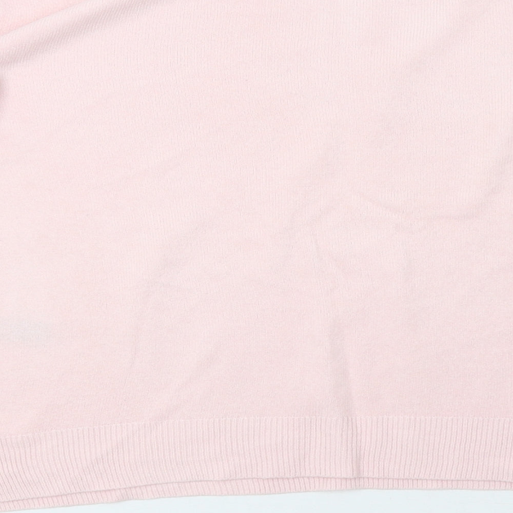 Womens UK Size 14 Marks and Spencer Pink Pullover Sweatshirt