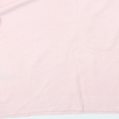 Womens UK Size 14 Marks and Spencer Pink Pullover Sweatshirt
