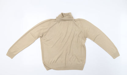 Marks and Spencer Womens Beige  Knit Pullover Sweatshirt Size 14