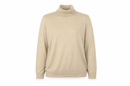 Marks & Spencer Womens Beige  Knit Pullover Sweatshirt Size 14
