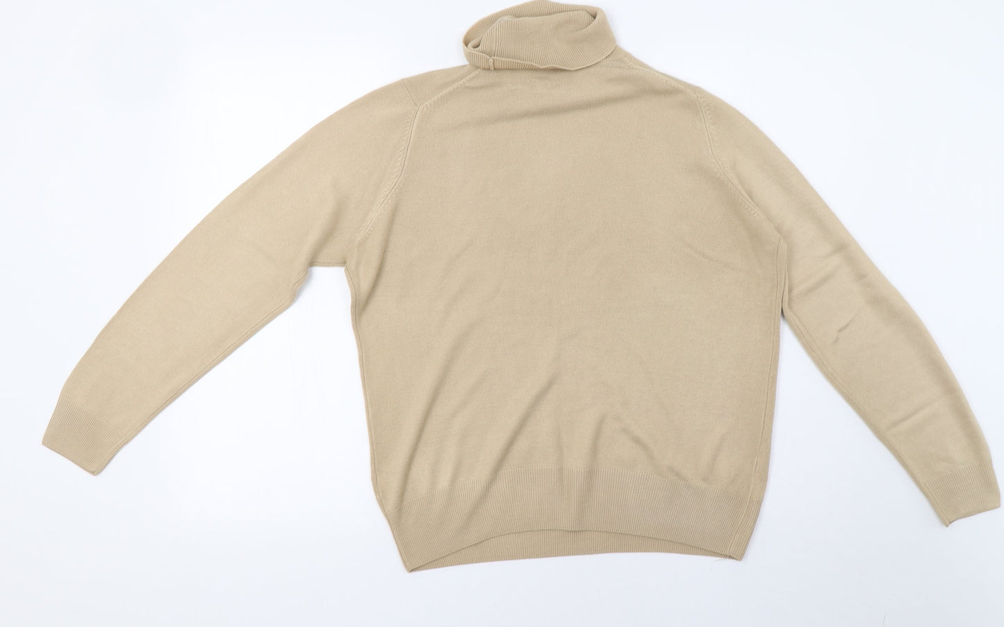 Marks and Spencer Womens Beige  Knit Pullover Sweatshirt Size 14