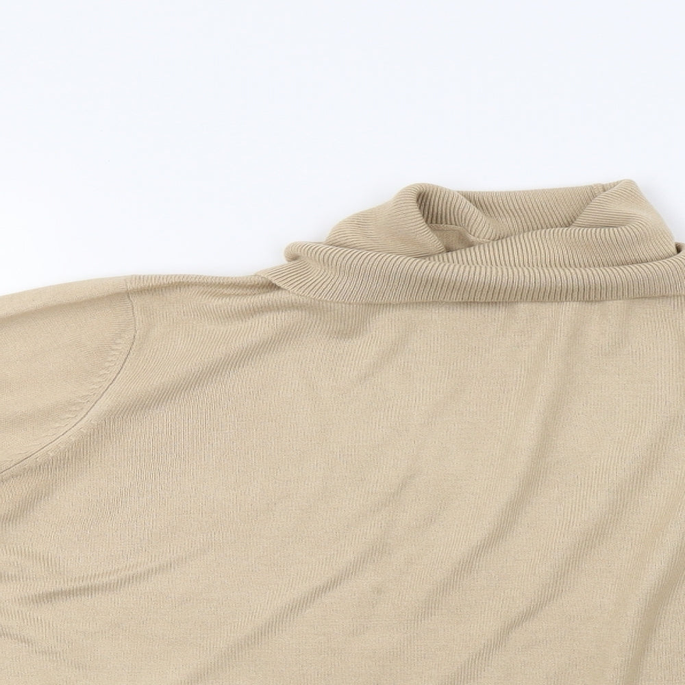 Marks and Spencer Womens Beige  Knit Pullover Sweatshirt Size 14