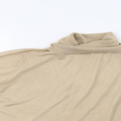 Marks and Spencer Womens Beige  Knit Pullover Sweatshirt Size 14