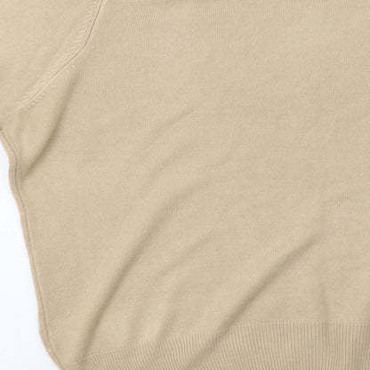 Marks and Spencer Womens Beige  Knit Pullover Sweatshirt Size 14