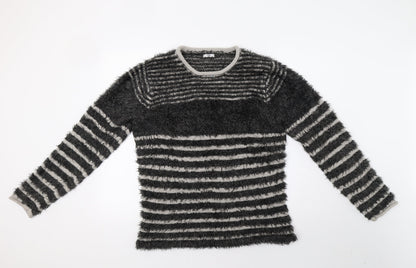 Cotton Traders Womens Black    Sweatshirt Size 14