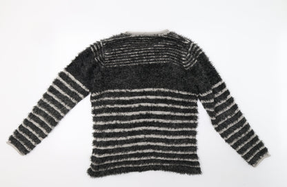 Cotton Traders Womens Black    Sweatshirt Size 14