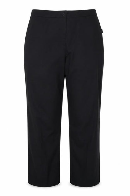 Womens UK Size 18 Preworn Regular Fit  Black Trousers