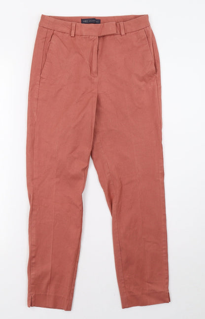 Womens UK Size 8 Marks and Spencer Regular Fit  Pink Trousers