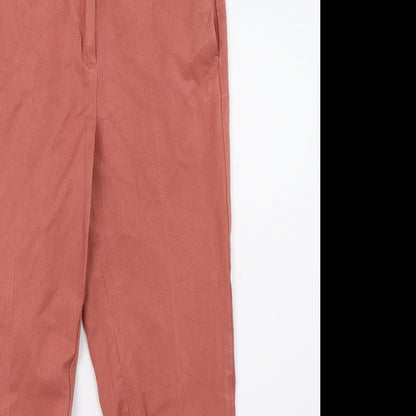 Womens UK Size 8 Marks and Spencer Regular Fit  Pink Trousers
