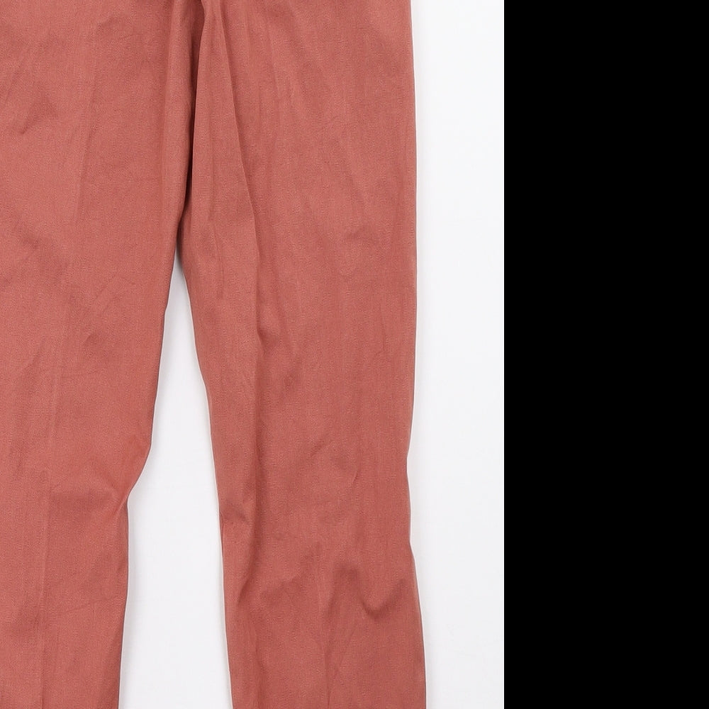 Womens UK Size 8 Marks and Spencer Regular Fit  Pink Trousers